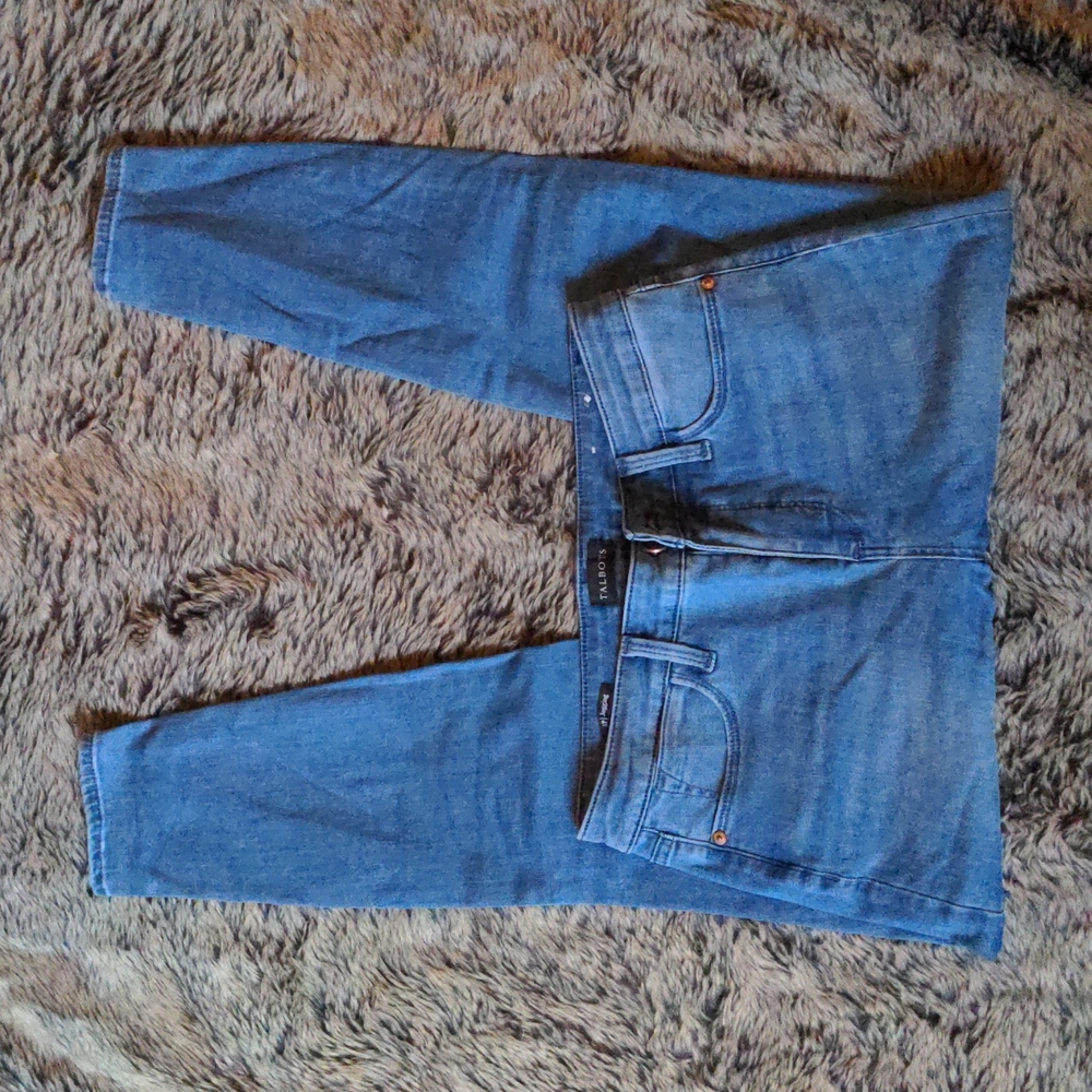 Talbots medium wash jeggings size 4P P2